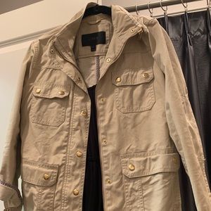 JCrew Medium Petite tan field jacket